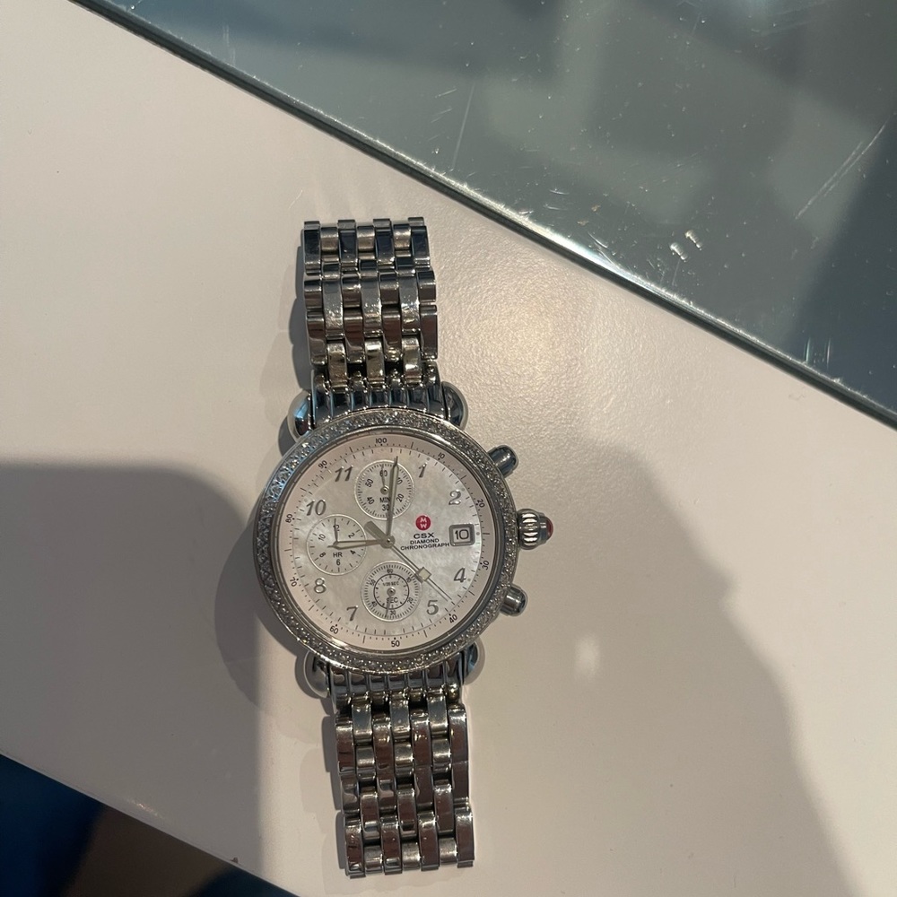 Michele CSX diamond watch. Used but well taken care of.